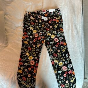 NWT ANN TAYLOR LOFT RIVIERA PANT size 2 IN FLORAL PATTERN